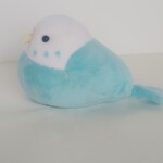 セキセイインコのぬいぐるみ(水色)
