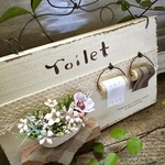 toilet花ピンク