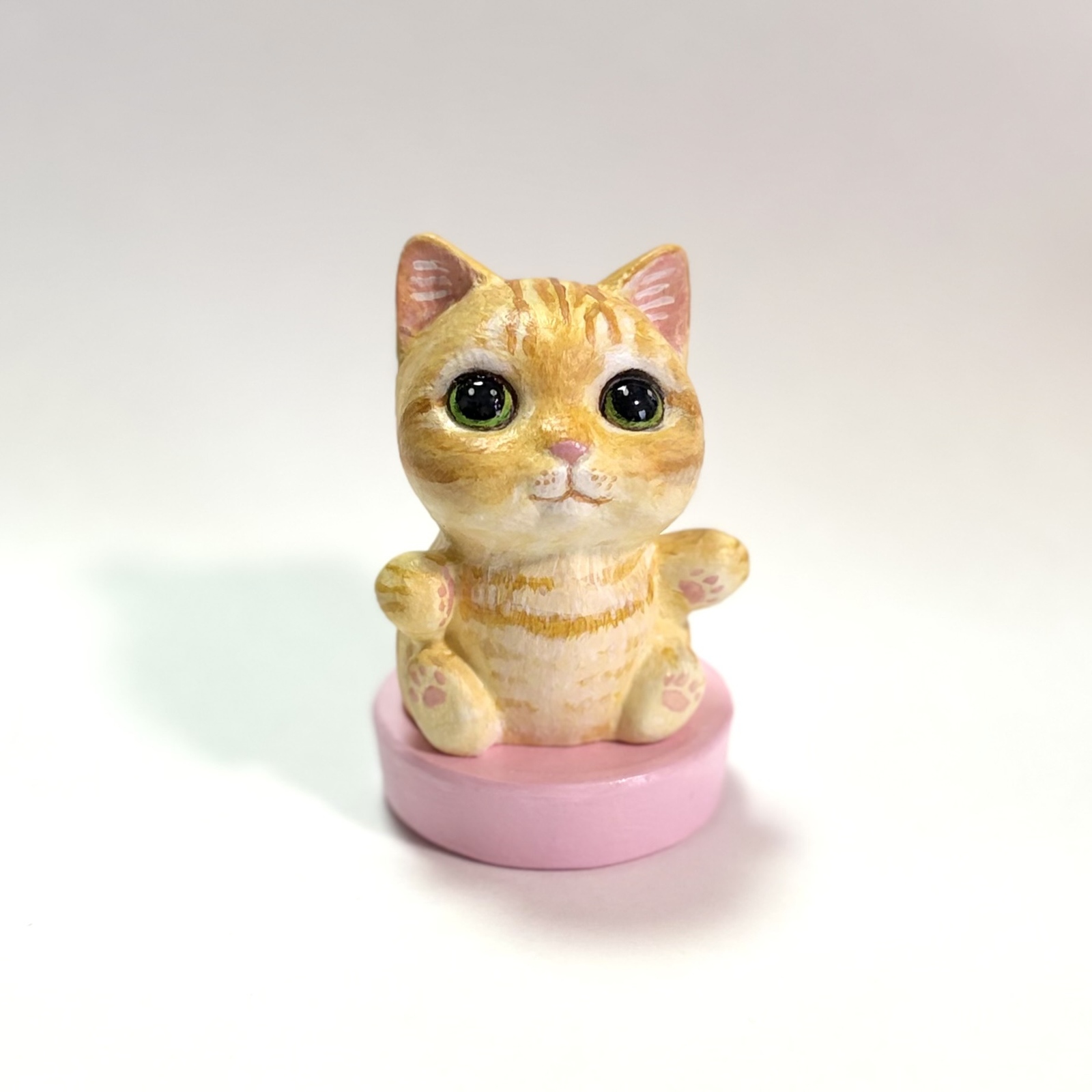 ペルシャ猫の置物(長毛種の黒猫) - 猫ハウス | minne byGMOペパボ 国内