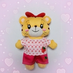 【はなちゃんセットアップ】ナチュラルなブラウスとボトムス♥しまじろうの妹 はなちゃん服♥２０cm程度のぬいぐるみ服
