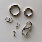 1set)4622)カラビナ・金具セット)silver)2u