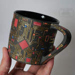 電子彩紋　マグカップ【B品】