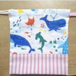 【fumokumaさまご予約品】海のなかまのお弁当袋