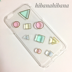 ✳︎丸・三角・四角✳︎のiPhoneケース ［ iPhone6・iPhone6s ］ 