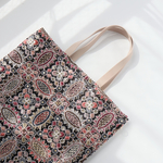 A4 ヴェールトート　インド刺繍生地