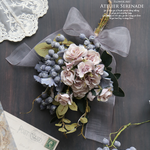魔女の小部屋のナチュラルスワッグ - Shabby chic roses
