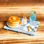 ミニチュア｜海辺のカフェセット〜ブルーハワイ🌴〜