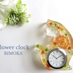 再入荷　日にち指定可　贈り物に！【フラワークロック】置き時計　ギフト　