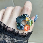 〜宝石の海💎花リング〜