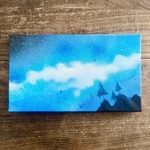 「まだ、誰もいない」 キャンバスパネル風景画