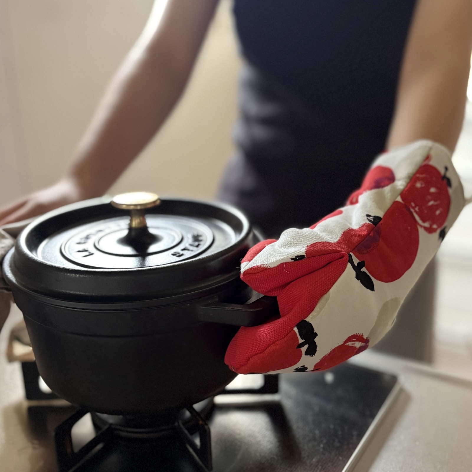 帆布 でしっかり 三角鍋つかみ 三角ミトン - REBOOTEN GALLERY | minne