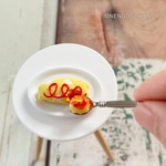 食べかけオムライス