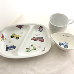 お名前orイニシャルひとつ分無料♪キッズランチプレート3点セット