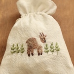 【miku_fuu様専用】カモシカ刺繍巾着