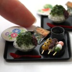 【新作】ミニチュア　夏の和スイーツセット
