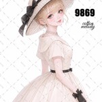 original sticker « no.9869 »     //     人物ステッカー オリジナルステッカー オリジナル人物ステッカー ステッカー cotton melody