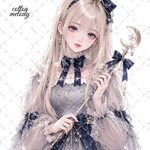 original sticker « no.9924 »     //     人物ステッカー オリジナルステッカー オリジナル人物ステッカー ステッカー cotton melody