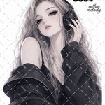 original sticker « no.9934 »     //     人物ステッカー オリジナルステッカー オリジナル人物ステッカー ステッカー cotton melody