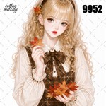 original sticker « no.9952 »     //     人物ステッカー オリジナルステッカー オリジナル人物ステッカー ステッカー cotton melody