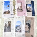 No.108 travel  saving　A6 リフィルバインダー貯金韓国