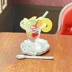 レトロ喫茶のミニチュアゼリーポンチ