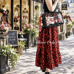 💫1点物💫ラスト猫ちゃん✖️光沢のあるブラックキルティングコンパクト2wayボストンバッグ👜【974】