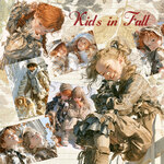 コラージュ用アートペーパー  Kids in Fall