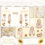 ♱ La Croix ♱ 𝚂𝚘𝚕𝚎𝚒𝚕 𝚎𝚗 𝙵𝚕𝚎𝚞𝚛 🌻🫧﻿💛⟡.*‬ - 花咲く太陽 - 【デザインペーパー】【コラージュシート】【向日葵】