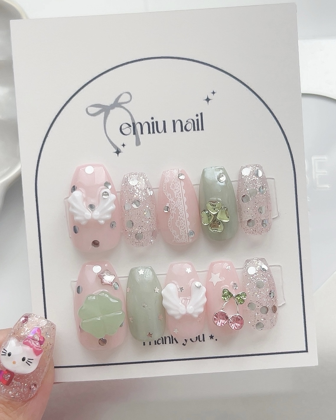ネイルチップ|ウィッシュコア|ブラック - miue | minne byGMOペパボ