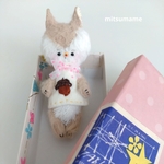 ミニチュアぬいぐるみ【りす🐿️】小箱の小さなお人形 