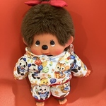 ぬいぐるみ被りパーカーセット　モンチッチＭに似合います
