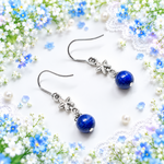 天然石＊ラピスラズリ＊ピアス＊イヤリング＊天然石ピアス＊サージカルステンレス＊アレルギー対応＊おしゃれ＊シンプル＊パワーストーン