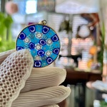 英国買い付け♪ 伊 ヴィンテージ ガラス 製 ミルフィオリのペンダント/ペンダントトップ　伝統工芸品 イタリア