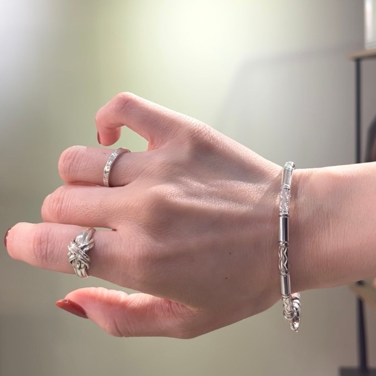TIFFANY&CO】【8号】2900 ティファニー シグネチャーリング／シルバー