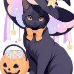 2026HalloweenCollection　星降る魔女帽子