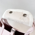 ハンドルカバー　ハンドメイド　シルバーボタン　キルティング