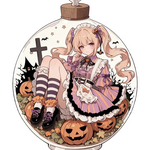 [Halloween-19]ハロウィンシリーズRICA オリジナルステッカー　人物ステッカー　コラージュ素材