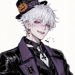 [Halloween-27]ハロウィンシリーズRICA オリジナルステッカー　人物ステッカー　コラージュ素材