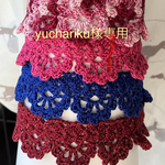 yuchariku様　専用　猫ちゃん用レース編み首輪３本おまとめ