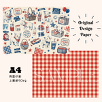 A4 デザインぺーパー 10枚 No.91