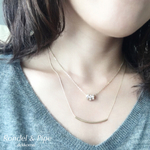 ロンデルネックレス&パイプネックレス