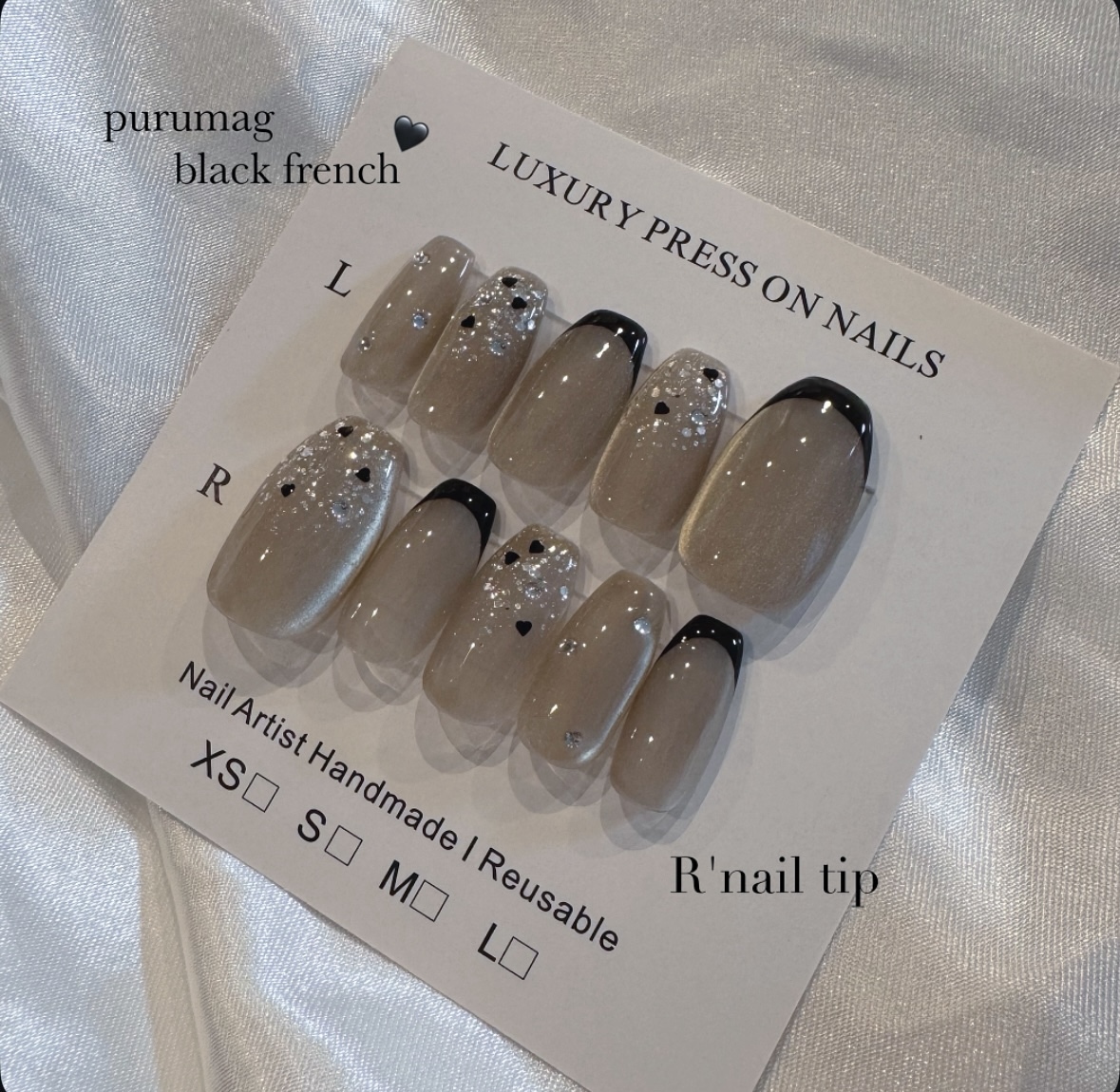 150色以上)選べるワンカラーネイルチップ - R'nailtip 韓国/ﾜﾝﾎﾝ