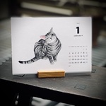 増えるねこカレンダー2027 　卓上版　◇受注生産◇