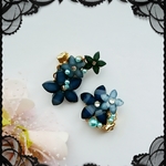 ❄Winter color❄イヤーカフセット　　彩りブルー系