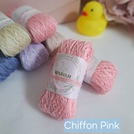 ※定番※手染め糸 レース糸#40細 Chiffon Pink