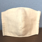 立体ガーゼマスク 6重ガーゼ 生成り《大》大人用