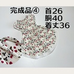 犬服　再販無し『完成品④🍓リバティ　ワンピース』