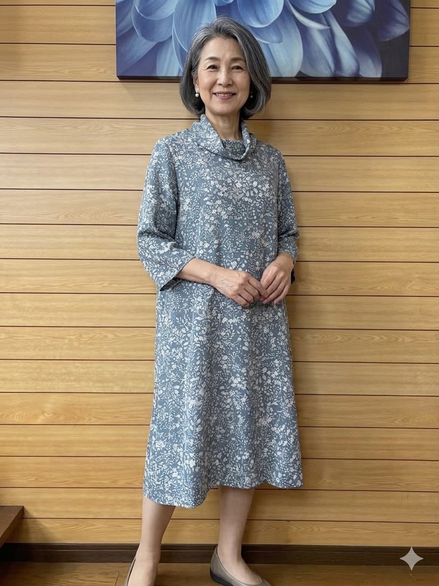 着物リメイク 阿波しじら織 ワンピース - cathalice | minne byGMO