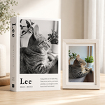 うちの子 ペット 写真 本型ケース｜猫 犬 メモリアルボックス オリジナル ギフト 誕生日 記念品 Remoi Book レモア | メモリアル04