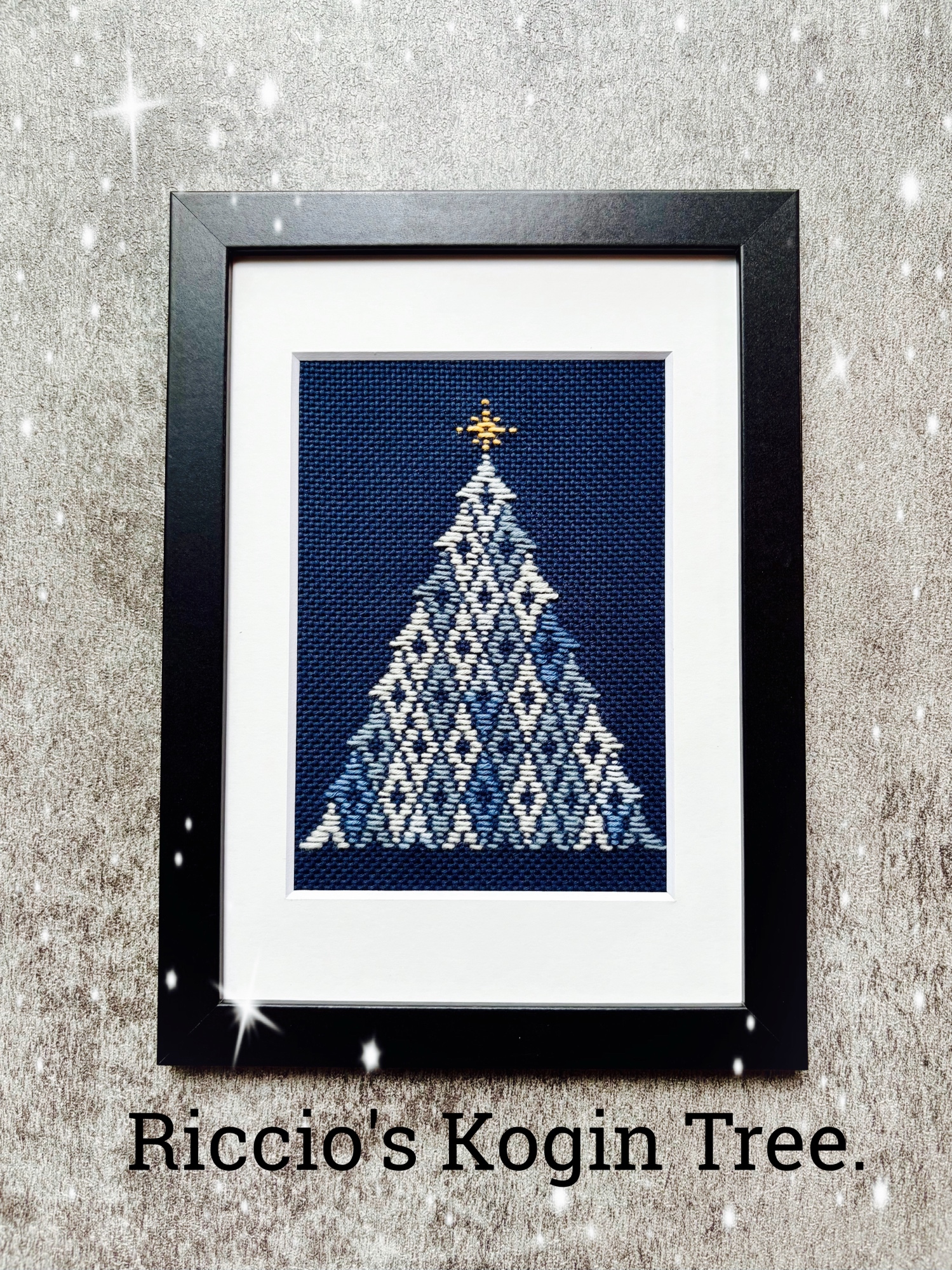 Riccio's KOGIN tree☆こぎん刺しキット - Riccio.minne | minne byGMO